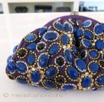 SANTI サンティ クラッチ ブルージュエル