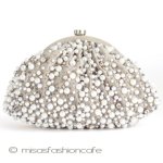 ＳＡＮＴＩ　パーティーバッグ パール＆クリスタル再販