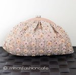 SANTI サンティ クラッチ 　ピンキーオレンジ