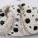 SANTI サンティ クラッチ パール・フェザー