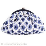 SANTI サンティ　バッグ フローラル・チェック