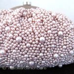 SANTIサンティ クラッチ 　ピンクパール