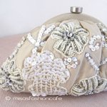 SANTI サンティ クラッチ デリケート・フラワー