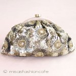 ＳＡＮＴＩサンティ　バッグ ゴールド フラワー 再販