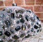 SANTI サンティ クラッチ ジュエルパール