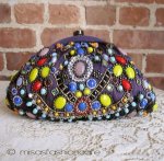 SANTI サンティ クラッチ エスニック・ビジュー