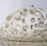 SANTI サンティ クラッチ 再販！ハートジュエル