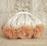 SANTI サンティ クラッチ 　フラワー（大）