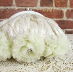 SANTI サンティ クラッチ レモンフラワー（大）