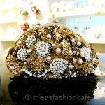 SANTI サンティ クラッチ フラワーガーデン