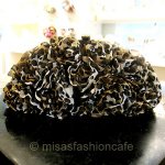 SANTI サンティ クラッチ 　シフォンレオパード