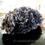 SANTI サンティ クラッチ シフォン レオパード