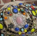 SANTI サンティ クラッチ 　エスニック・ビジュー