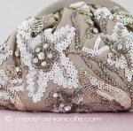 SANTI サンティ クラッチ クリスタル・フラワー