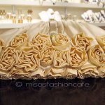 SANTI サンティ クラッチ 　ローズ・Lサイズ