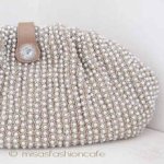 SANTI サンティ クラッチ パールパヴェ（L size)