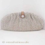 SANTI サンティ クラッチ パールパヴェ（L size)