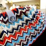 SANTI サンティ クラッチ 　ジグザグ