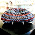 SANTI サンティ クラッチ 　ジグザグ