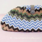 SANTI サンティ クラッチ 　ジグザグ サマー