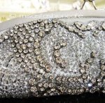 SANTI サンティ クラッチ バタフライ・シルバー