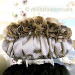 ＳＡＮＴＩサンティ　バッグ 水玉柄シルクフローラル