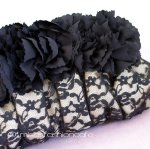 SANTI サンティ クラッチ 再販!フラワーレース