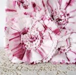 SANTI サンティ クラッチ 　ポピー（ピンク）