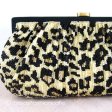 （画像用） SANTI サンティ クラッチ 　ビーズ・レオパード