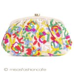 ＳＡＮＴＩサンティ　バッグ マルチカラーフラワー