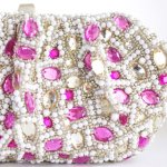 ＳＡＮＴＩサンティ　クラッチ パール・キャンディー