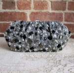 SANTI サンティ クラッチ 　ジュエルパール