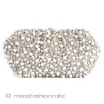 ＳＡＮＴＩサンティ　クラッチ パール＆クリスタル再販