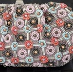 SANTI サンティ クラッチ 　フラワーチェック