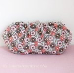 SANTI サンティ クラッチ 　フラワーチェック