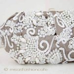 SANTI サンティ クラッチ キャッツアイ・ビジュー