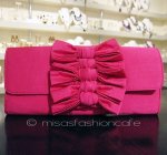 SANTI サンティ クラッチ リボン（ピンク）