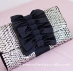 ＳＡＮＴＩサンティ　バッグ リボンスパンコール