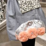 ＳＡＮＴＩサンティ バッグ ビジューフラワー （L）