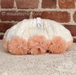 SANTI サンティ クラッチ サーモンフラワー（ワイド）