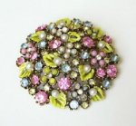 ART刻印　花畑ブローチ