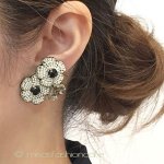 ＳＰＡＲＫＬ　イヤリング Ivory フラワー