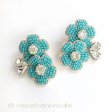 （画像用） ＳＰＡＲＫＬ　イヤリング Turquoise フラワー