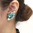 （画像用） ＳＰＡＲＫＬ　イヤリング ターコイズ・フラワー