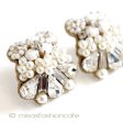 （画像用） パール＆ビジューブーケ イヤリングまたはピアス