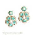 （画像用） ＳＰＡＲＫＬ　ピアス ターコイズ花ドロップ