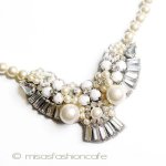 ＳＰＡＲＫＬ　ネックレス パール・クリスタル