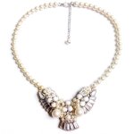 ＳＰＡＲＫＬ　ネックレス パール・クリスタル