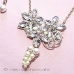 ＳＰＡＲＫＬ　ネックレス シェルパールの葡萄