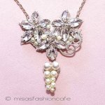 ＳＰＡＲＫＬ　ネックレス シェルパールの葡萄